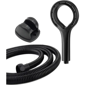 Yüksek Basınçlı Yağmurlama Duş Başlığı + 150 cm Hortum + Mafsal 3'lü Set