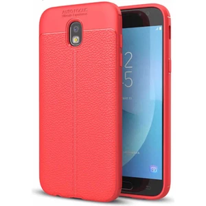 Cepustik Telefon Aksesuarları Galaxy J5 Pro Kılıf Niss Deri Desenli Silikon Kılıf