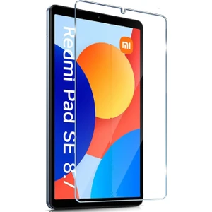 Xiaomi Redmi Pad Se 8.7 Inç ile Uyumlu Kırılmaz Tablet Temperli Cam Ekran Koruyucu