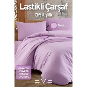Eve Tekstil Fitted  Penye Kumaş Çift Kişilik Lastikli Çarşaf
