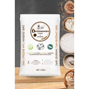 Taş Değirmenden Gurme & Organik Organik Atalık Sarı Durum Tam Buğday Unu - 5 Kilo