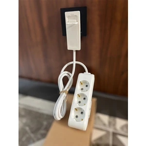 Uzatma Kablosu 3’lü (1.5m)Ultra İnce Fiş - Dar Alanlarda Maksimum Yer Tasarrufu Sağlar.