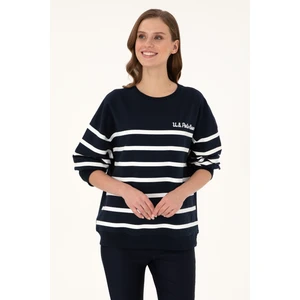 U.S. Polo Assn. Kadın Lacivert Sweatshirt 50297279-VR033
