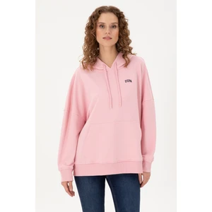 U.S. Polo Assn. Kadın Pudra Sweatshirt 50297324-VR042