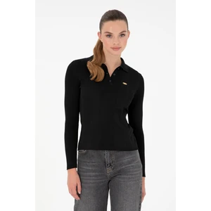 U.S. Polo Assn. Kadın Siyah Kazak /triko 50297087-VR046