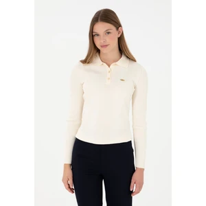 U.S. Polo Assn. Kadın Krem Kazak /triko 50297087-VR071