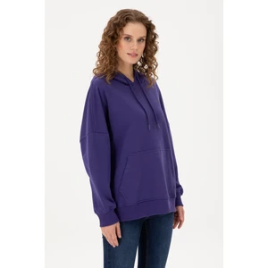 U.S. Polo Assn. Kadın Mor Sweatshirt 50297324-VR038