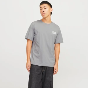Jack & Jones Bisiklet Yaka Logo Baskili Tisört-Corplogo