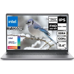 Vostro 3530 I7-1355U 32GB 1 Tb SSD Iris Xe Graphics 15.6" Fhd FreeFreedso Taşınabilir Bilgisayar N1601PVNB3530UHMF8