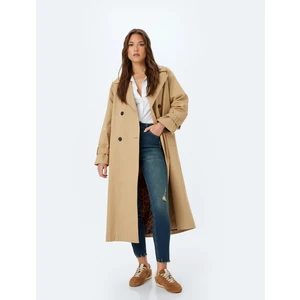 Yüksek Bel Skinny Fit Dar Paça Cepli Düğmeli Kot Pantolon - Skinny Fit Jean