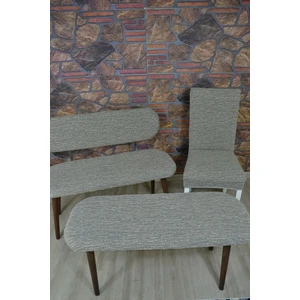 Bench Puf 2 Sandalye Takım Kılıfı