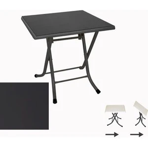 Borçin Spor Açılır Kapanır Plastik Masa 60X60 Piknik Masası Balkon Masası Katlanabilir Masa Taşınabilir Masa