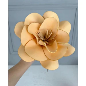 Yapay Tek Dal Çiçek Lateks EVA Kavun İçi Renk Dekoratif Dayanıklı Ev ve Ofis Aksesuarı