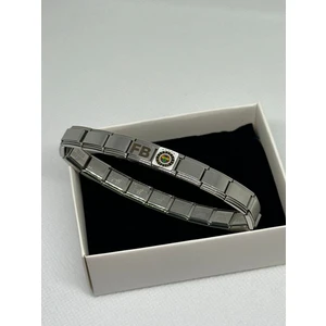 Steinless Steel Taraftar Charm Italyan Bileklik Fb (Fenerbahçe)