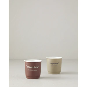 English Home Phoebe New Bone China 2 Parça 2 Kişilik Espresso Fincan 90 ml Kahve-Yeşil