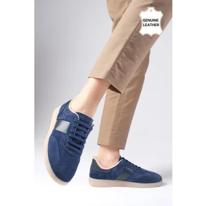 Mio Gusto Nicole  Süet Lacivert Renk Kadın Günlük Spor Ayakkabı