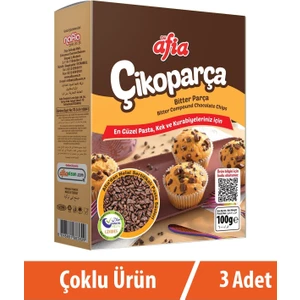 Çikoparça Bitter Parça Çikolata 3x100 Gr