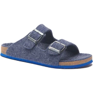 / Bali-W - Yün Çift Bantlı Ev Terliği ( Lacivert Yün )