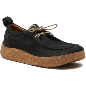 / Wandell - Deri Bağcıklı Ayakkabı ( Siyah Nubuk Deri )