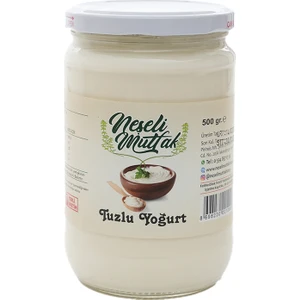 500 gr Neşeli Mutfak Tuzlu Yoğurt İnek Sütü ile Doğal ve Katkısız Sade Yoğurt