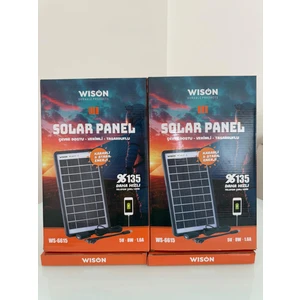 WS-6615 Solar Panel - Çevre Dostu Taşınabilir Güneş Enerji Sistemi