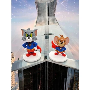 Tom ve Jerry Figür - (Superman Edition)