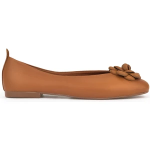 Ziya, Hakiki Deri Kadın Babet 1511044Z106 Taba