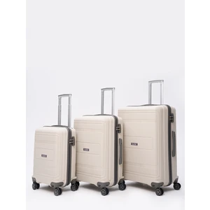 Premium Polipropilen Kırılmaz 3'lü Valiz Seti V305