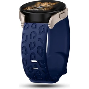 Huawei Watch Gt Gt2 Gt3 Gt4 42MM/MAGIC 2/amazfit 20MM Kordon Leopar Desen Yumuşak Silikon Kordon