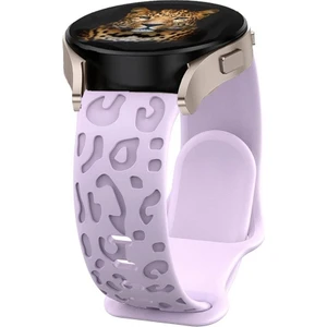 Huawei Watch Gt Gt2 Gt3 Gt4 42MM/MAGIC 2/amazfit 20MM Kordon Leopar Desen Yumuşak Silikon Kordon