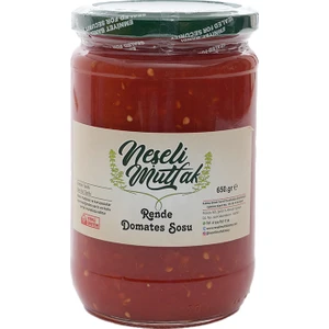 Neşeli Mutfak Domates Sosu 650 gr ( Rende ) x 3 Adet