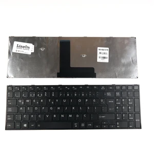 Toshiba Satellite  C50-B-15N  C50-B-14D  C50D-B-10F  Siyah Türkçe Klavye