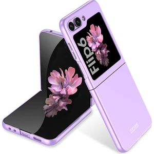 Nova Global Samsung Galaxy Z Flip 6 Kılıf Sert Kıpta Kapak - Mor