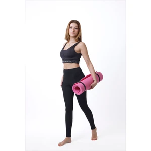 Looksense Kadın Siyah Yüksek Bel Çift Cepli Toparlayıcı Fitness Spor Tayt 1005