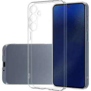 ZORE Galaxy S24 Fe Kılıf  Süper Silikon Kapak-Şeffaf-Şeffaf