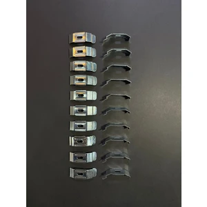 Donatti Perde Zebra & Stor Perde 3.5  cm  Metal Portray 20 Adet Metalik Gri