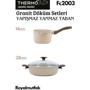 2'li Vizon Set (Sosluk&sütlük-28 cm Karnıyarık Tenceresi)