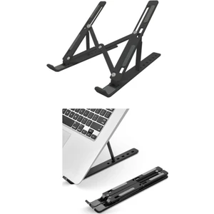 Ayarlanabilir Laptop Notebook Standı Kaliteli Sert Plastik 7 Kademeli Dizüstü Bilgisayar Tablet Standı 7 Yükseklik Ayarlı
