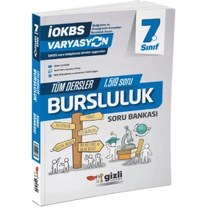 Gizli Yayınları 7. Sınıf Varyasyon Tüm Dersler Bursluluk Soru Bankası Gizli Yayınları