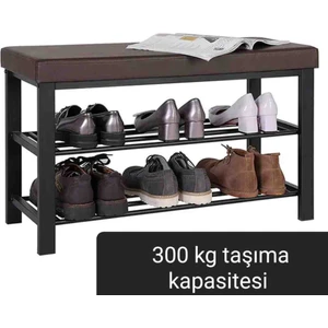 Turgutsan Mobilya Metal Minderli Ayakkabılık