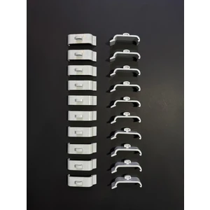 Donatti Perde Zebra & Stor Perde 3.5  cm  Plastik Portray 20 Adet Beyaz