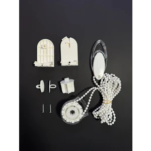 Donatti Perde Zebra & Stor Perde Mekanizma Seti - 3,5  cm  Kasaya Uyumlu Beyaz