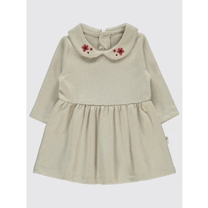 Civil Baby Kız Bebek Elbise 6-18 Ay Bej