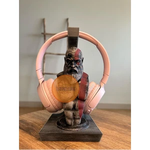 God Of War Kulaklık Standı Kratos Büst Leviathan Gamer Playstation Koleksiyon
