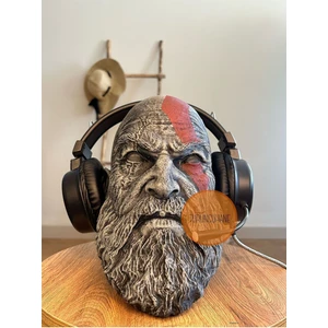 Kratos God Of War Kulaklık Standı  Boyut Eskitme Renk