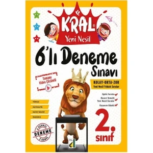 Damla Yayınları 2.sınıf Kral Yeni Nesil 6 Lı Deneme