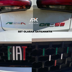 Ark Sticker Egea Amblem/logo Kaplama Sticker Italyan Set