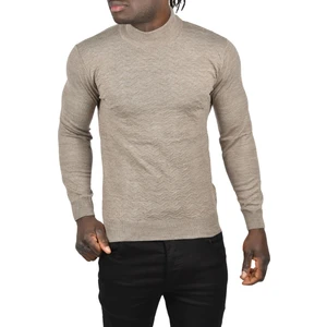 Zigzag Desenli Yarım Balıkçı Yaka Dar Kesim Boğazlı Triko Kazak 2505496