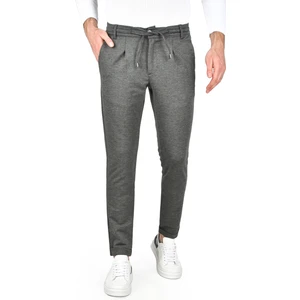 Beli Lastikli Slim Fit Likralı Duble Paça Penye Spor Pantolon 2502385