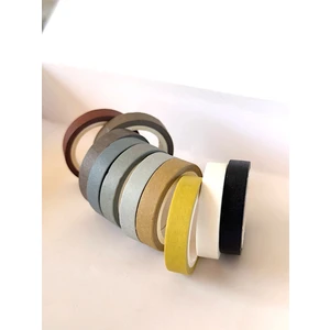 10'lu Dekoratif Kağıt Bant (Kahve-Gri Tonlar)